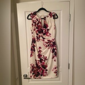 Adrianna Papell floral cocktail dress